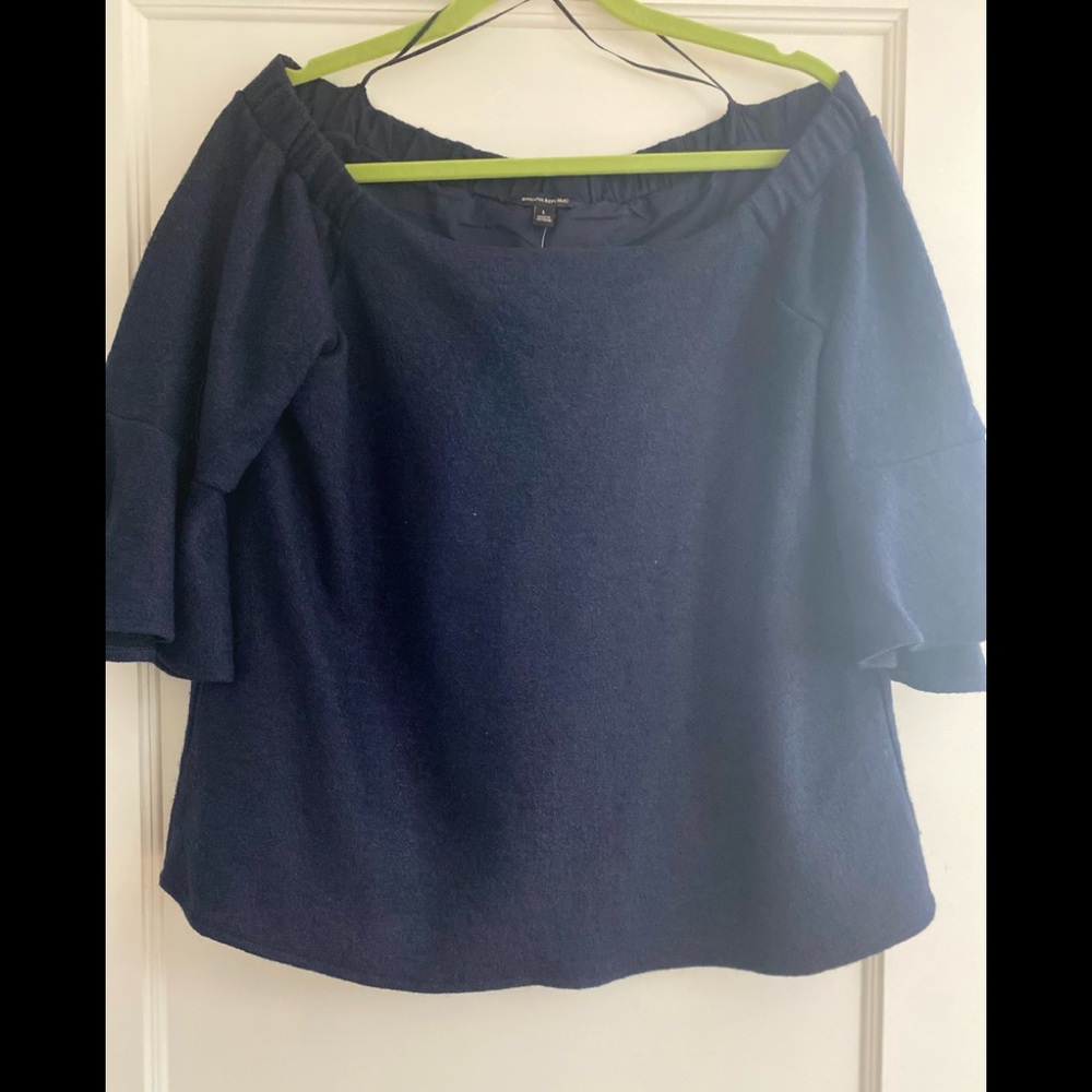 COPY - Banana Republic NWT off the shoulder wool/rayon top size large